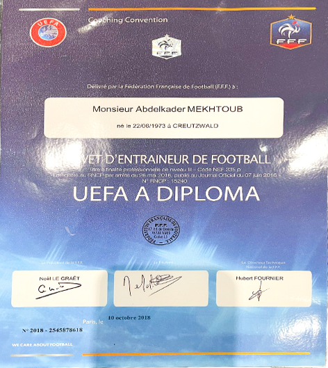 Diplome UEFA-A